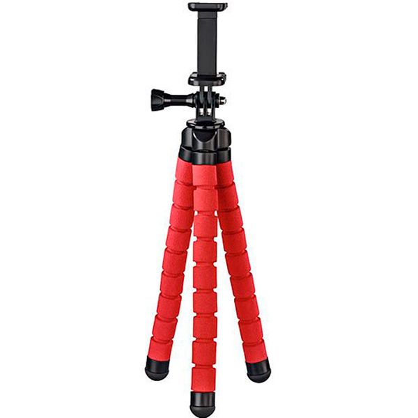 Штатив Hama flex для смартфонов и GoPro 26 см красный (00004617)