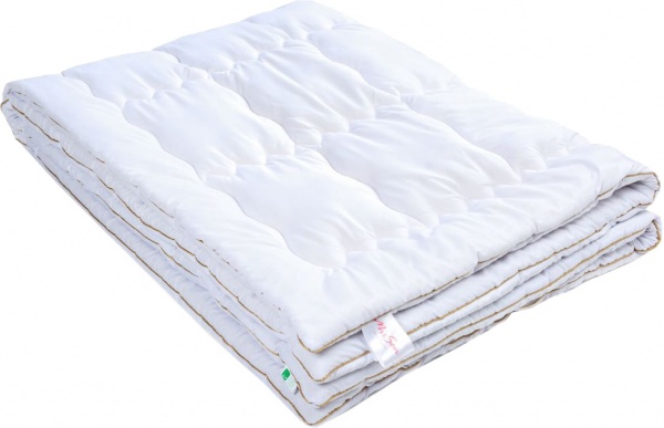 Одеяло шерстяное Mikrosatin Gold Woolen Hand Made 168 деми (2200000460387) 155x215 см MirSon