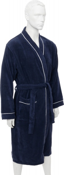Халат махровий чоловічий La Nuit Adam р. XXXL синій 