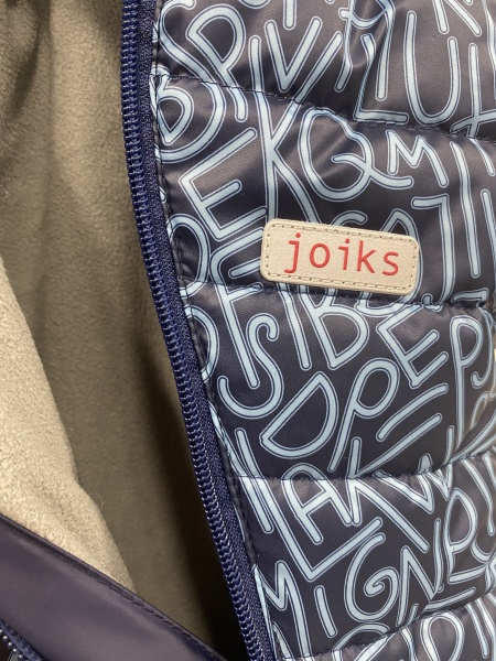 Комбинезон для мальчиков JOIKS Буква синий с принтом р.68–74 KGS-25/2 