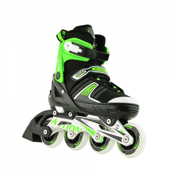 Роликовые коньки 2 в 1 Action Ronny/Green/37-40 153B5/2IN1/GR37-40 зеленый