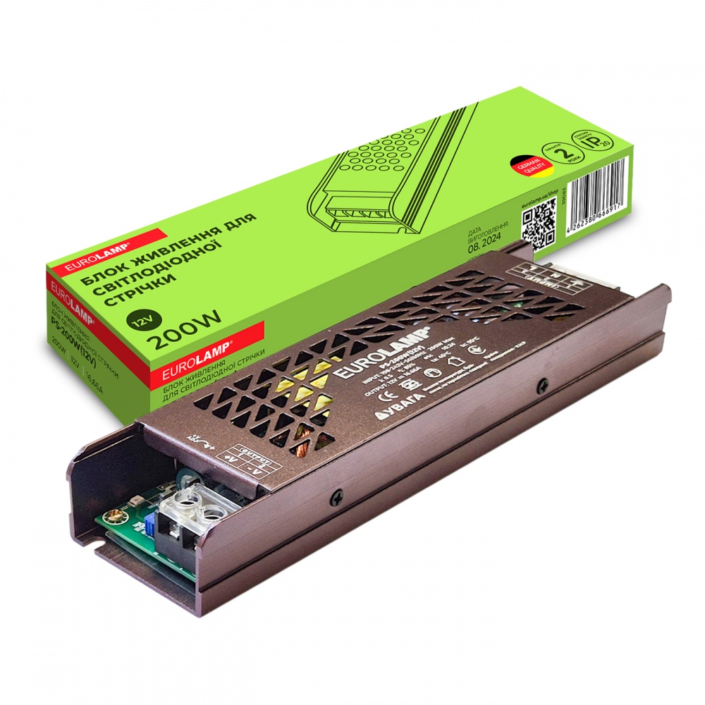 Блок питания Eurolamp 200 Вт IP20 PS-200W(12V)