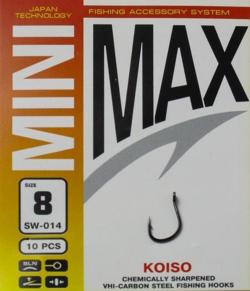 Крючок MiniMax Koiso №8 10 шт. SW014-8
