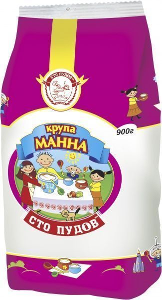 Крупа манная Сто пудов 900 г 