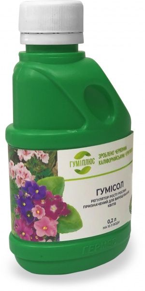 Стимулятор роста и развития растений Гуміплюс Гумисол для цветов 0,2 л
