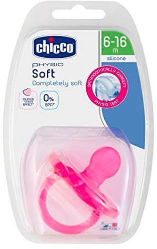 Пустышка Chicco Пустышка Chicco Physio Soft силиконовая от 6 до 16 мес 1шт (22205760)