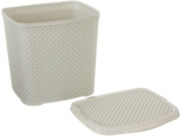 Кошик універсальний пластиковий N010 6.2 л кремовий 235x215x205 мм