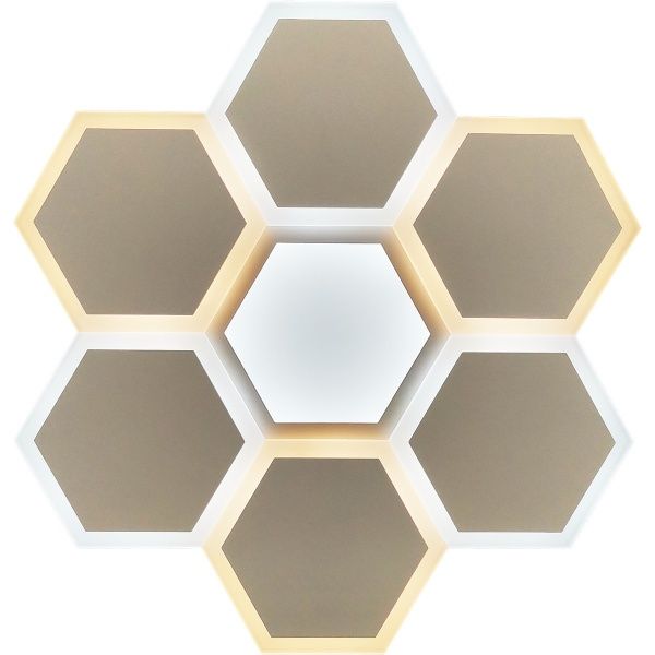 Світильник світлодіодний Hopfen Vela з пультом ДК 88 Вт білий 3000-6500 К 