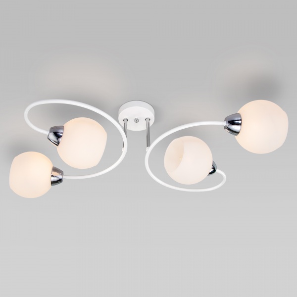 Світильник Strotskis Tulia 4x40 Вт E27 білий 30136/4 (білий) 