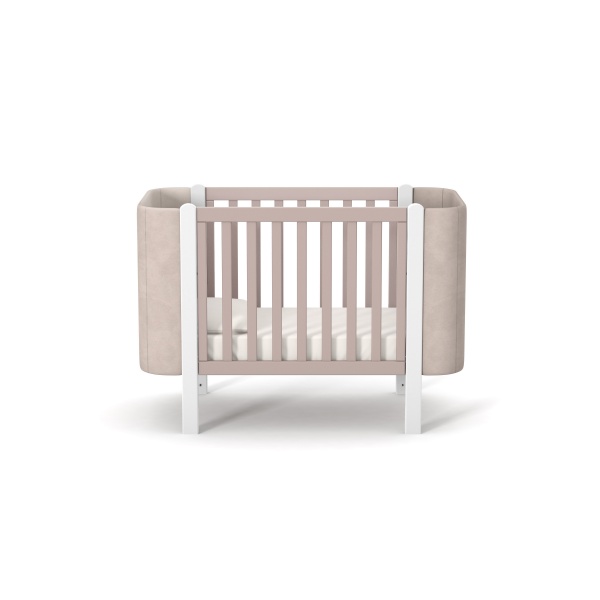 Ліжечко дитяче Veres Монако Велюр капучино-білий 05.3.1.212.13