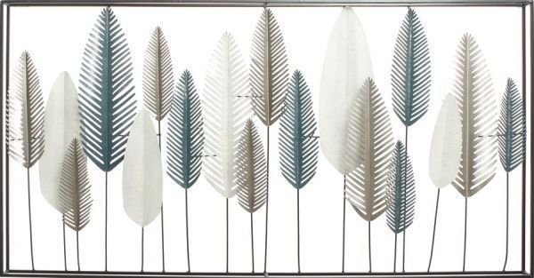 Декор настенный Forest 135x69 см серый 