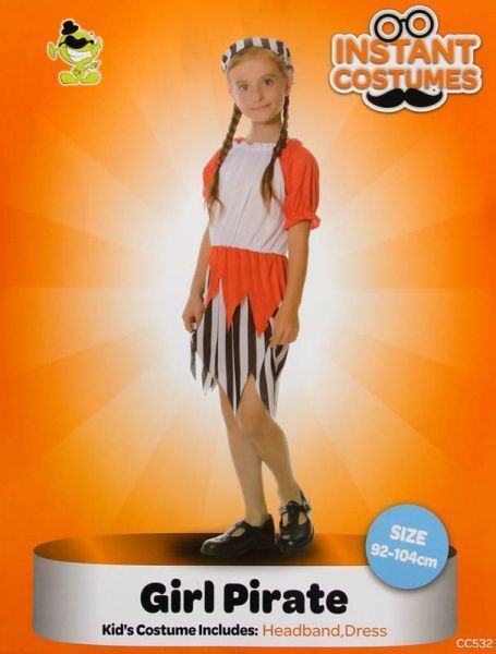 Костюм карнавальний Девілон Дівчисько-пірат р.92 CC532A 