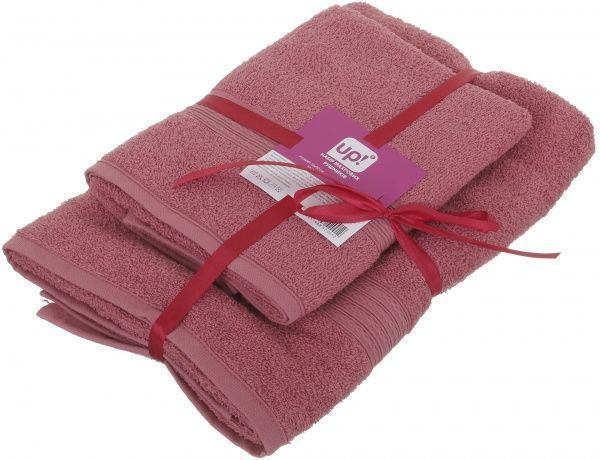 Набор полотенец 2 шт. розовый UP! (Underprice) 
