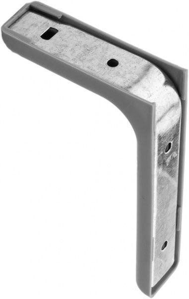 Кронштейн  DC монтажный металлический с пластиковой накладкой 120 мм серый