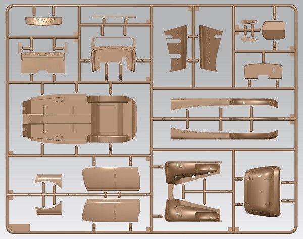 Збірна модель ICM автомобіль німецького керівництва часів другої світової війни Typ 770K (W150) Tourenwagen (48230444