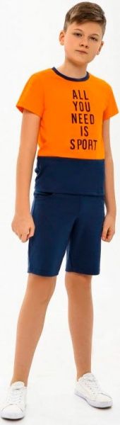 Футболка для хлопчика Smil 110584 р.110 помаранчевий 