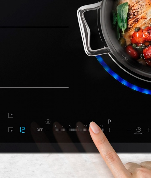 Варочная поверхность Samsung Virtual Flame NZ64R9777GK/W1
