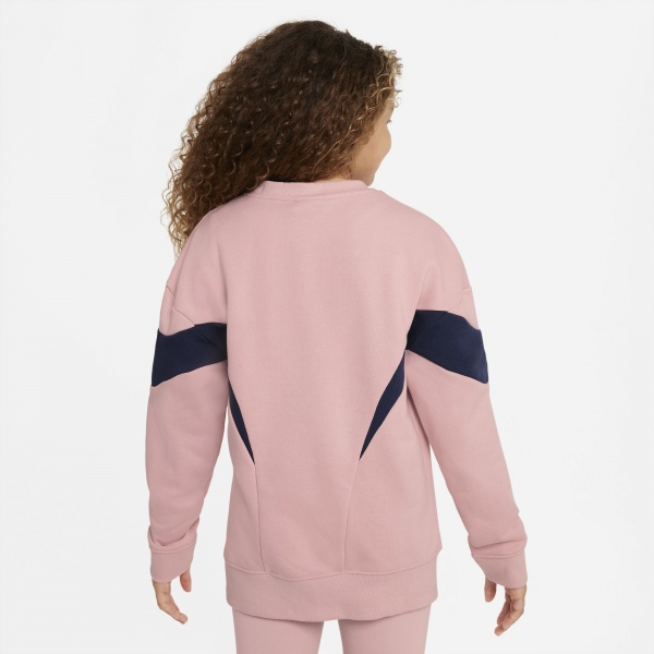 Світшот Nike G NSW AIR FT BF CREW DD7135-630 р. XS рожевий