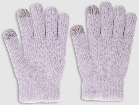 Рукавички 4F S-M 4FJWAW25AGLOU154-52S GLOVES CAS U154 фіолетові