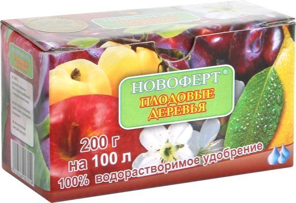 Удобрение минеральное НОВОФЕРТ Плодовые деревья 200 г