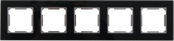 Рамка HausMark Alta 5 на горизонтальна чорний SNG-FRG,SQ20G5-BK
