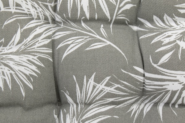 Подушка на стул Листья серая 37х37см Luna