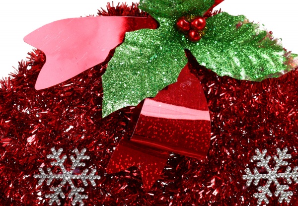 Фигурка декоративная в форме колокольчиков из мишуры CAA223180 38 см 