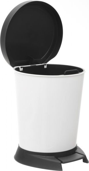 Ведро для мусора Алеана белое 18 л белый 124066