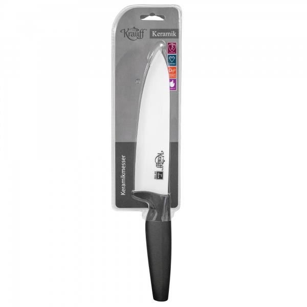 Нож керамический 18 см black 29-250-042 Krauff 