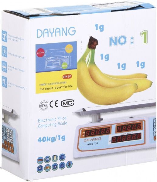 Весы торговые VIS EPC 30 (без поверки) 30 кг 