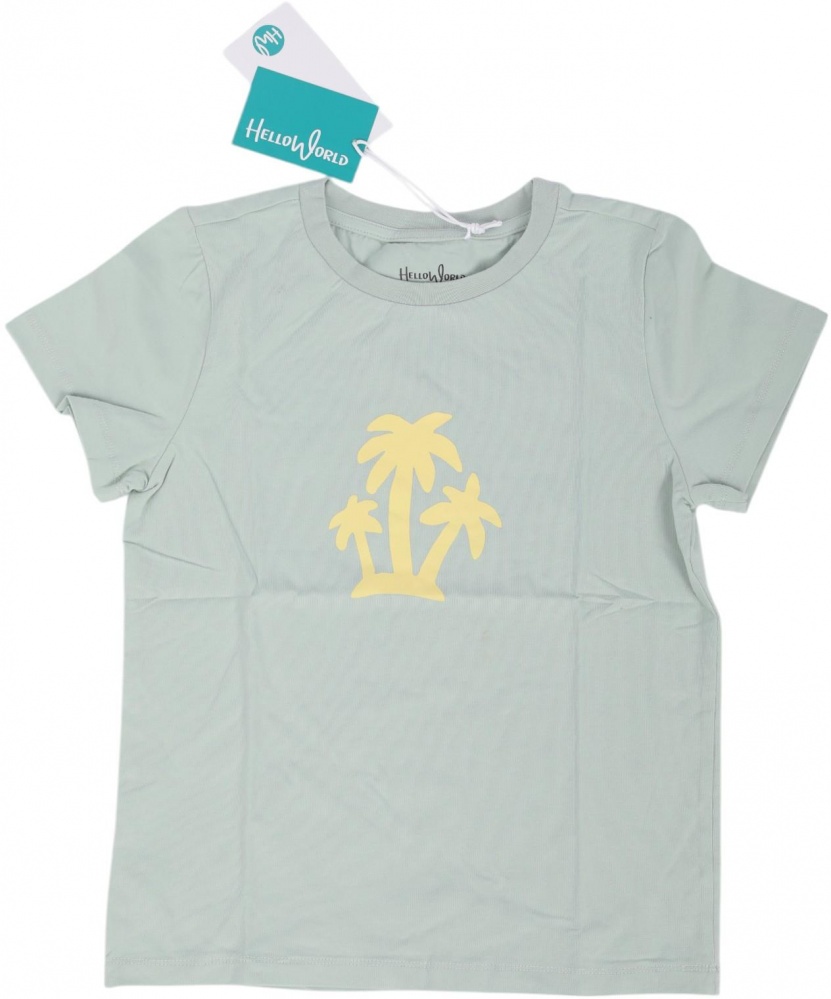 Футболка унісекс HW р.104/110 зелений 53028