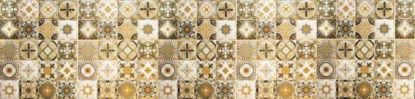 Наклейка на кухонный фартук Zatarga Плитка орнамент 01 Z180119 65x250 см