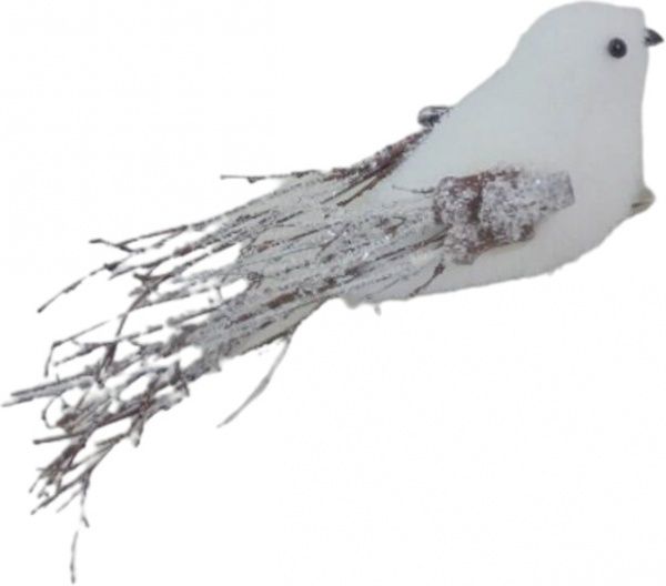 Декорация новогодняя Птичка 20 см RS1A778AS 