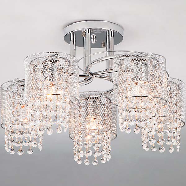 Люстра потолочная Strotskis Bonnie 30137/5 5x60 Вт E27 хром 