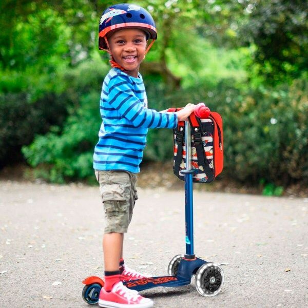 Самокат Micro Mobillity Systems Mini Deluxe LED синий MMD118 