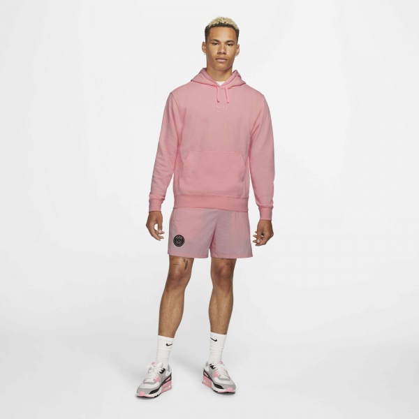 Джемпер Nike PSG M NK GFA FLC HOODIE FT CZ7515-658 р. S рожевий