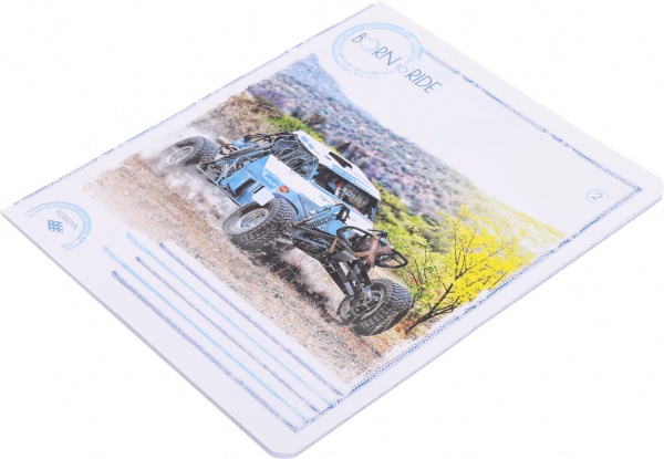 Тетрадь школьная 24 листа в линию УФ-лак в ассортименте