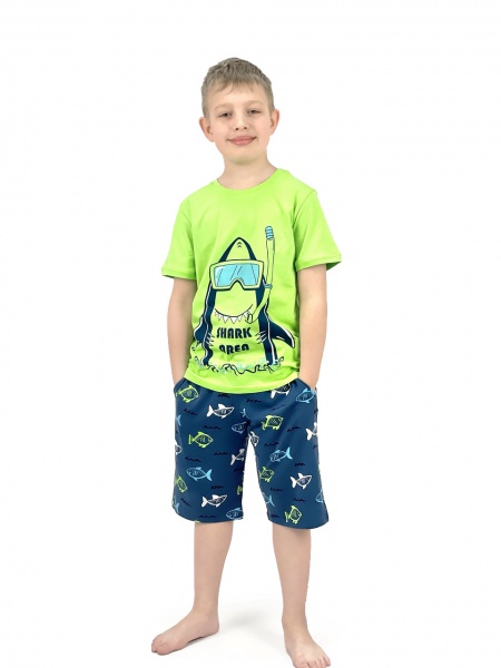 Костюм для хлопчиків Roksana р.98-104 салатовий №0012/12032 