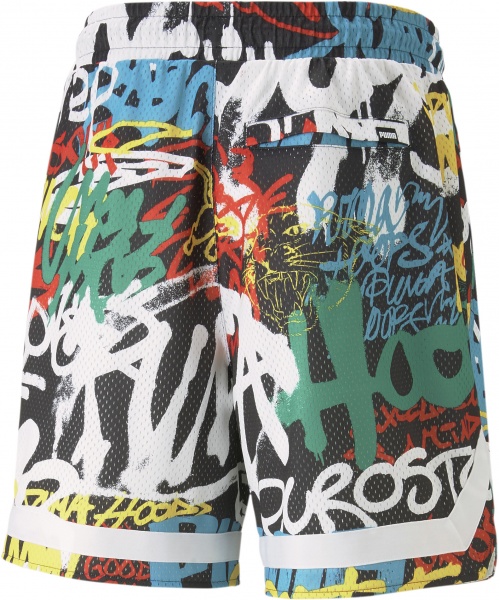 Шорти Puma GRAFFITI SHORT 53923901 р. XL різнокольоровий