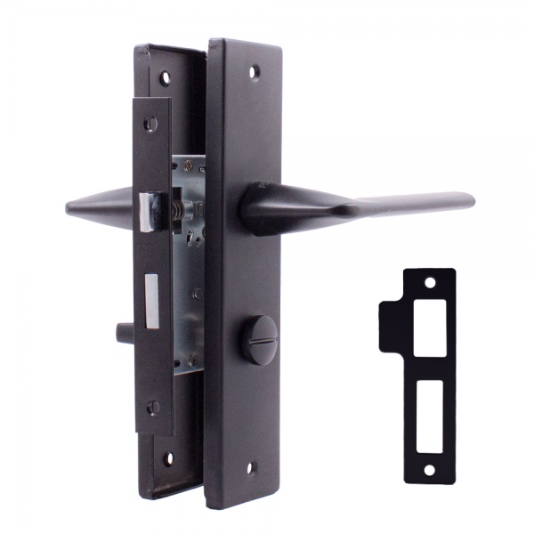 Комплект фурнитуры санузловой RDA Blade 62 мм матовый черный без петель