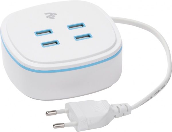 Сетевое зарядное устройство 2E Wall Charger 4xUSB 4.2A 