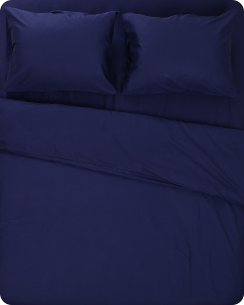 Комплект постільної білизни Exclusive Navy 2.0 синій La Nuit 