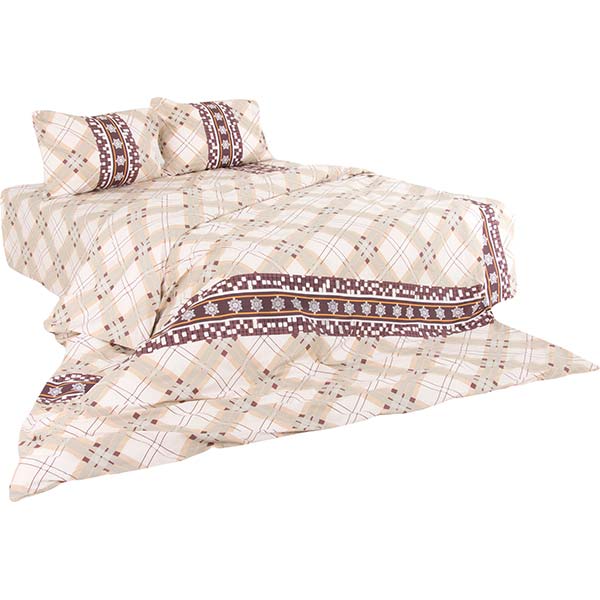 Комплект постельного белья двуспальный Ibodo Клетка
