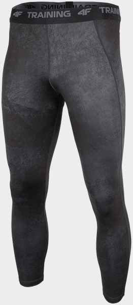 Лосины 4F FUNCTIONAL TROUSERS SPMF011 H4Z22-SPMF011-90A р.S черный меланж