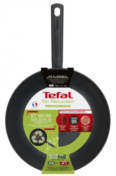 Сковорода wok So Recycled 28 см G2711953 Tefal