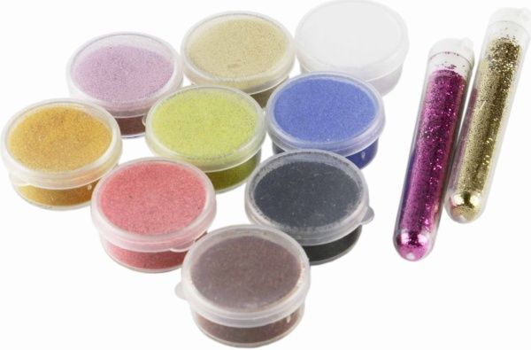 Художественный комплект Djeco Рисование цветным песком Чудеса леса DJ08662