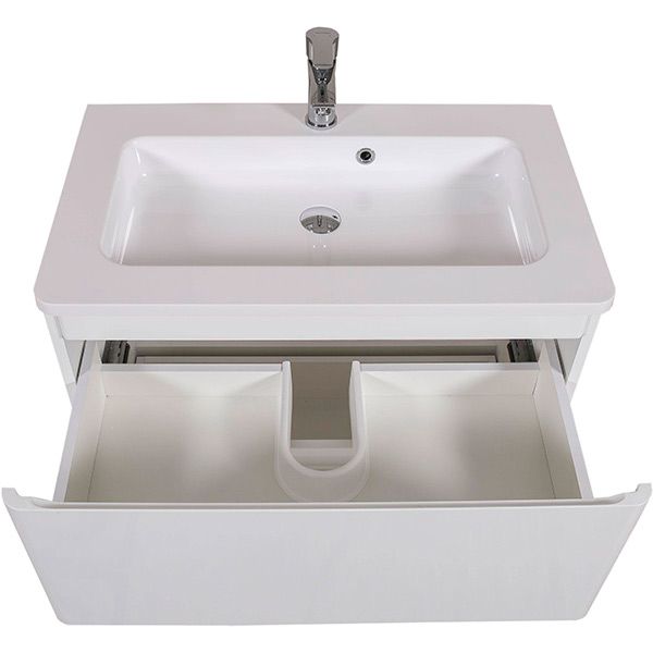 Тумба напольная Aqua Rodos Акцент с умывальником Альфа 80