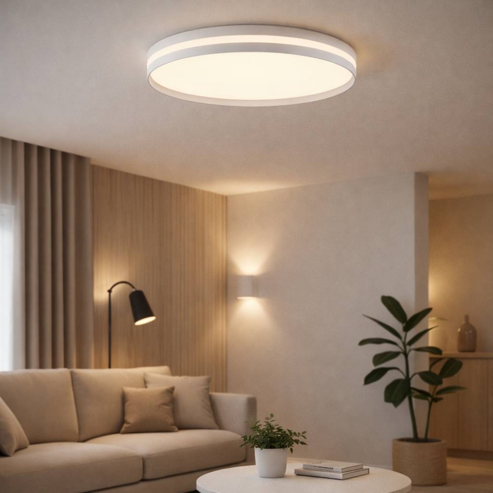 Светильник потолочный Sensio LINA з пультом 60 Вт белый 3000-6500 К LED-SENS-LINA-60