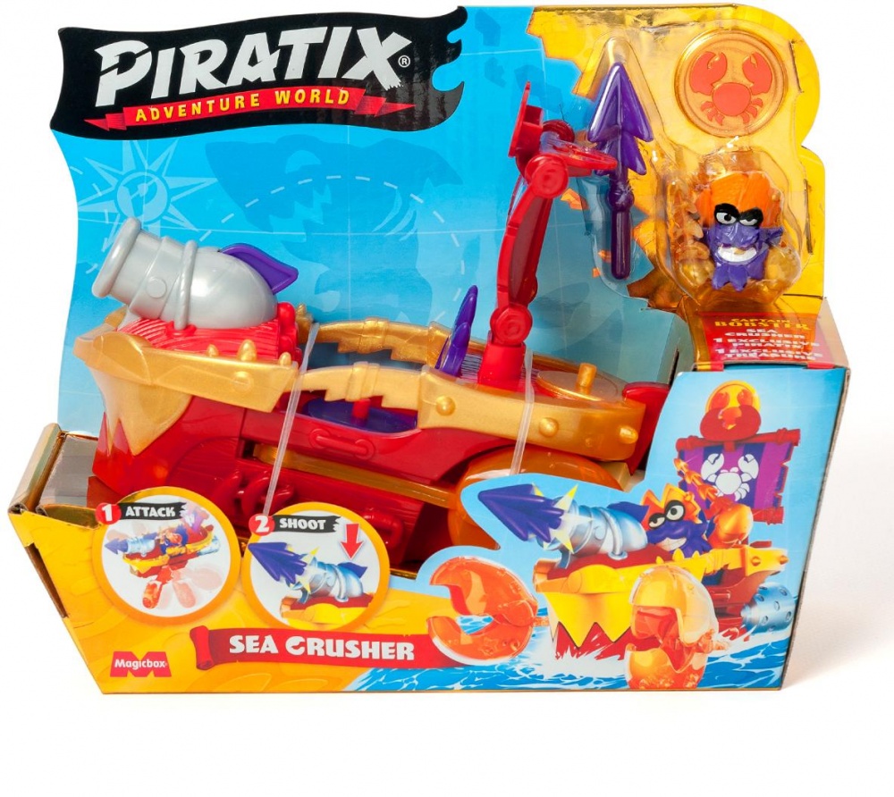 Игровой набор Piratix Пиратский корабль Морской громовик PPXSP114IN20