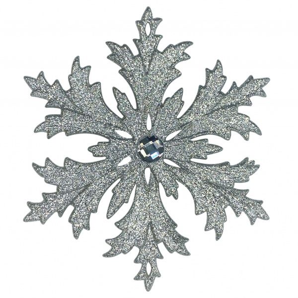 Подвеска MISLT Снежинка Морозко с камешком 000-4 5 см